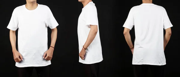 Lange Mouw Shirt Voor Achter Model Voor Premium Photo Print — Stockfoto