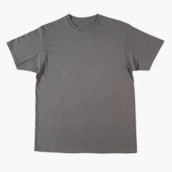 Vooraanzicht Van Effen Shirt Template Achteraanzicht Een Effen Shirt Van — Stockfoto