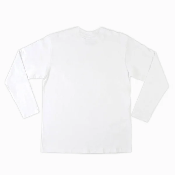 Vista Frontal Modelo Shirt Simples Vista Traseira Uma Camiseta Simples — Fotografia de Stock
