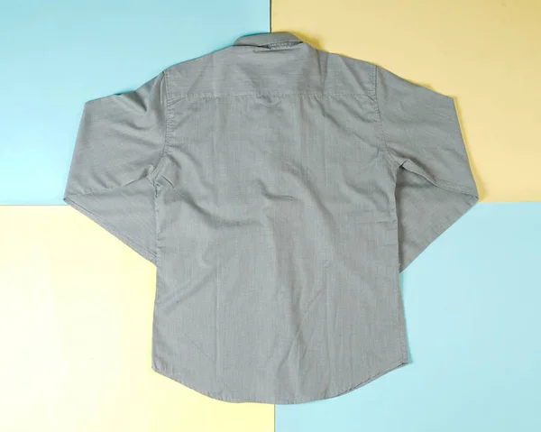 Primo Piano Abito Lavoro Camicia Formale Shirt Isolata Uno Sfondo — Foto Stock