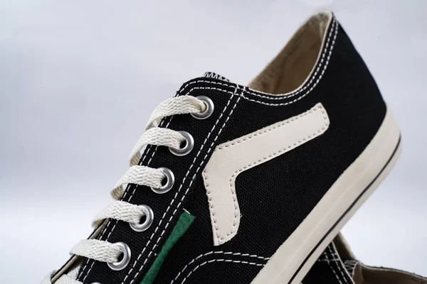 Klassische Schuhe Schwarz Isoliert Auf Weißem Hintergrund Diese Schuhe Können — Stockfoto