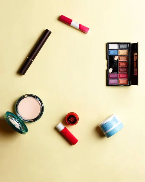 Makeup tools to make your face look more beautiful and charming. Initially, makeup was identical with women. In line with the times, makeup has become very popular for all genders. Focus blur.