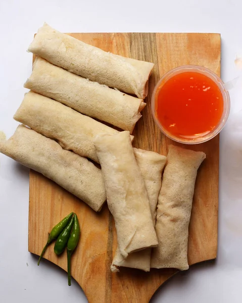 Lumpia Typical Semarang Cake Spring Roll Cake Fried Texture Soft — Stock Photo, Image