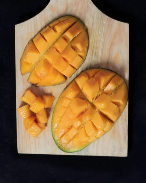 Los Mangos Frescos Son Adecuados Como Menú Aperitivos Por Mañana — Foto de Stock