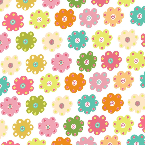 Coloridas flores vector — Archivo Imágenes Vectoriales