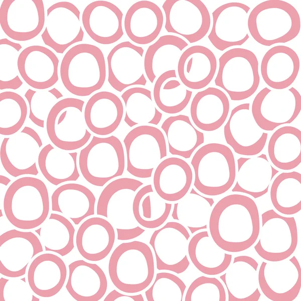 Abstract pink circle pattern vector background — Stock Vector