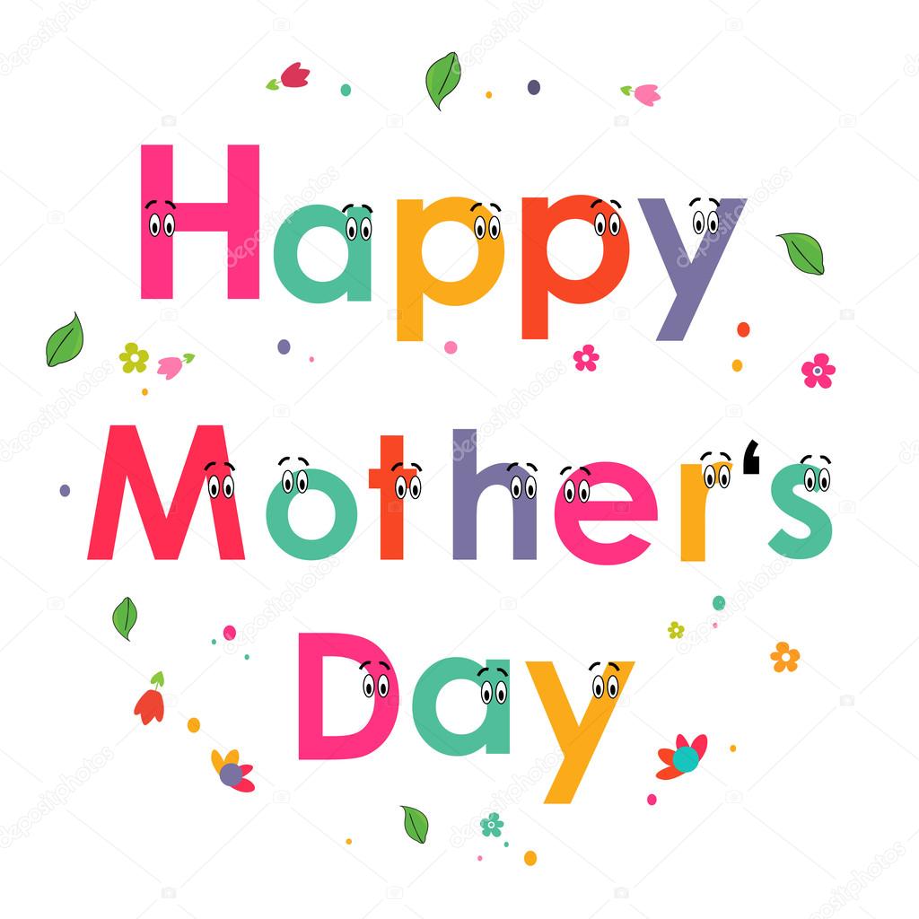 Happy Mothers Day Funny Alphabet Vector Vector Image By C Gulsengunel Vector Stock 5643