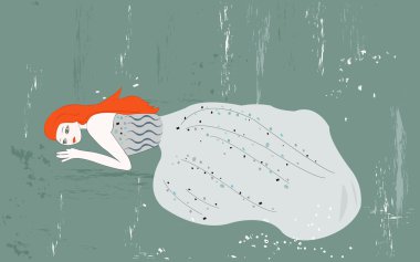 Peri masalı vektör sanat arka plan