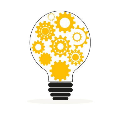 Vektör ampul ve çarkları