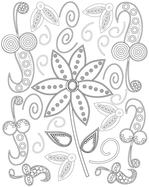 ᐈ summer flowers coloring pages stock vectors royalty free
