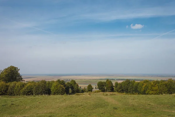 Чудовий Вид Тераси Підгорського Замку Україна — стокове фото