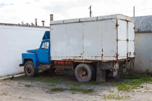 Lutsk Ukraine June 6Th 2020 Old Abandoned Soviet Truck Gaz — Stock Photo, Image