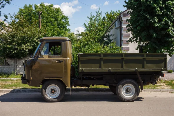Stara Vyzhivka Ukraine June 19Th 2019 Uaz Truck Parked Street — Stock Photo, Image