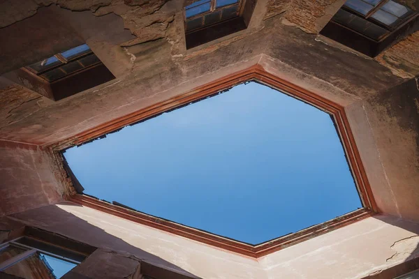 View Courtyard Palace Radzivills Castle Olyka Ukraine — Stock Photo, Image