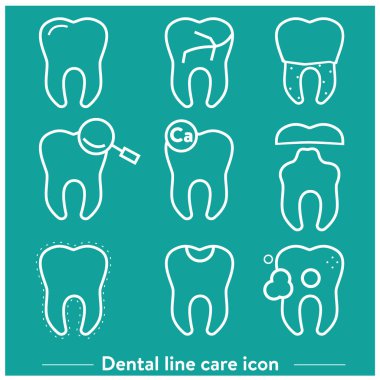 Diş simgeleri kümesi