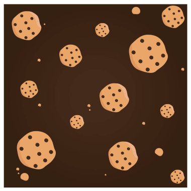 Kurabiyeli kusursuz arkaplan