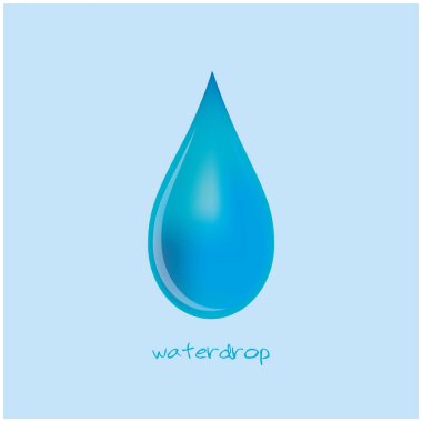 mavi su damlası simgesi