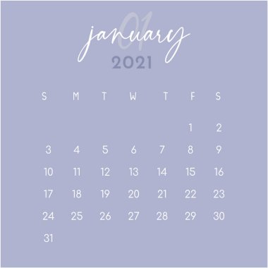 Çiçekli 2021 takvimi