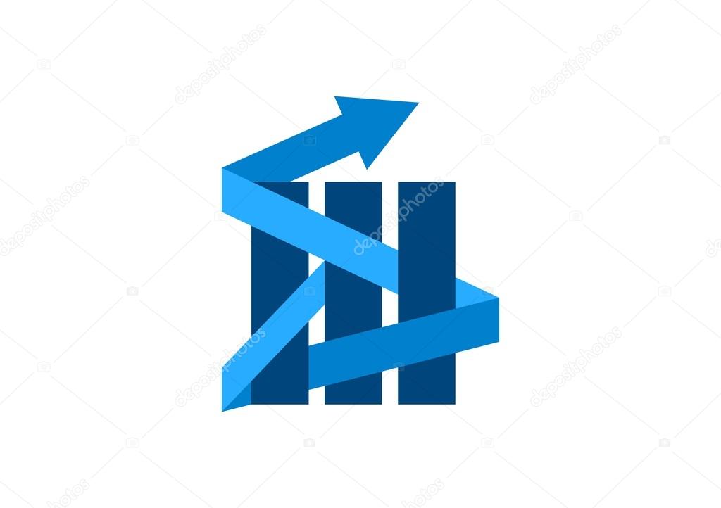 Finance,logo,arrow,real icon,corporate business symbol