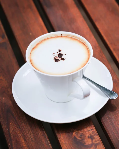 Cappuccino kahve fincan — Stok fotoğraf
