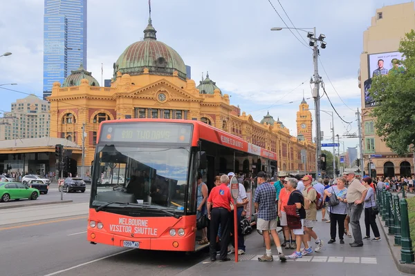 Melbourne ônibus turístico Austrália — Fotografia de Stock