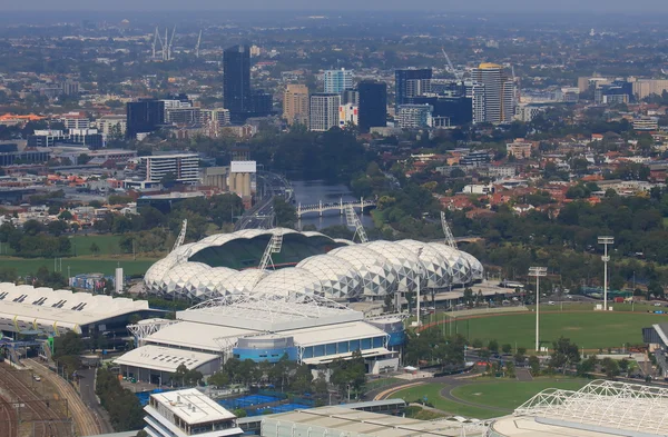 Melbourne cityscape Avustralya — Stok fotoğraf