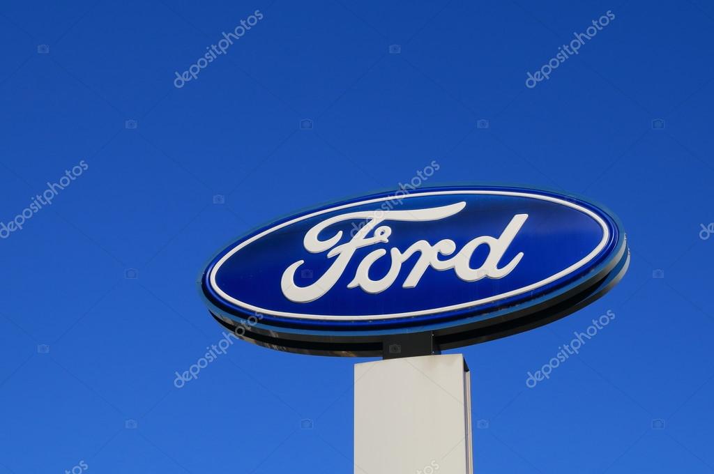 MELBOURNE AUSTRALIA - APRIL 24, 2016: Ford car manufacturer.  The Ford Motor Company is an American multinational automaker headquartered in Dearborn, Michigan.