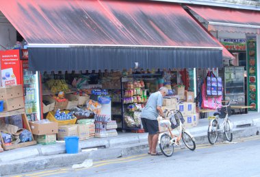 Bakkal dükkanı küçük Hindistan Singapur