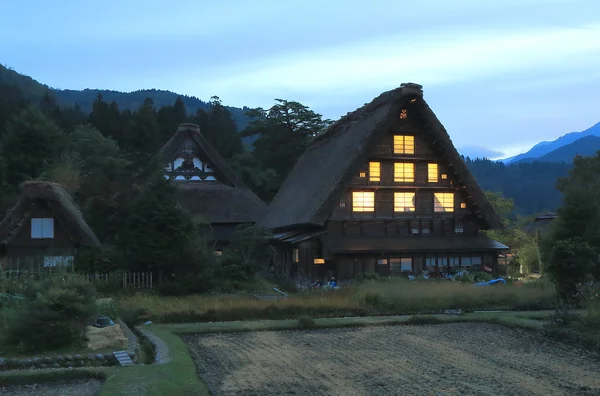 Japanese traditional house Shirakawa — Stock Photo, Image