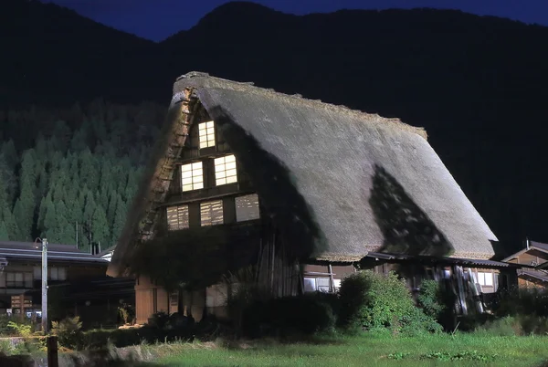 Japanese traditional house Shirakawa — Stock Photo, Image