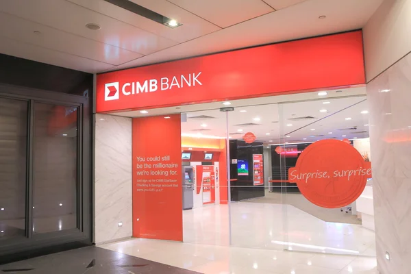 CIMB Bank Singapur — Foto de Stock