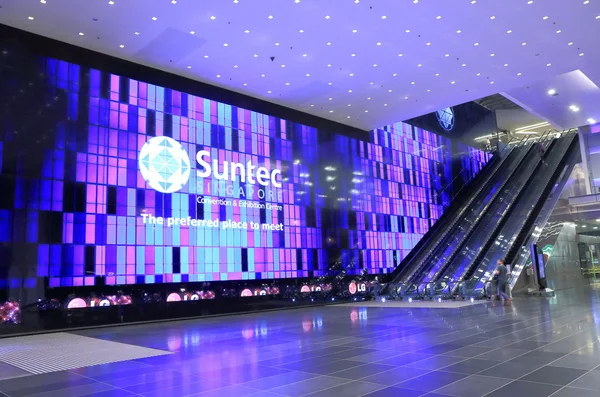 Centro de Convenciones y Exposiciones Suntec City Singapur — Foto de Stock