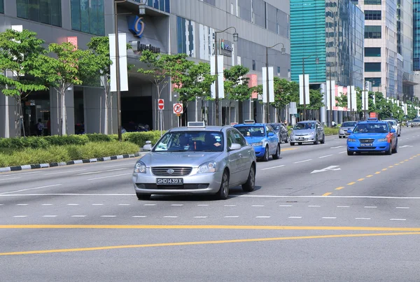 Táxis Singapura — Fotografia de Stock