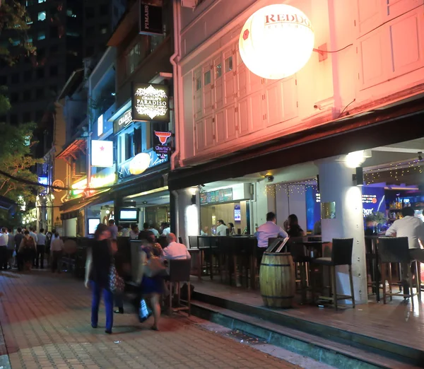 Bootskai Bar Restaurant singapore — Stockfoto