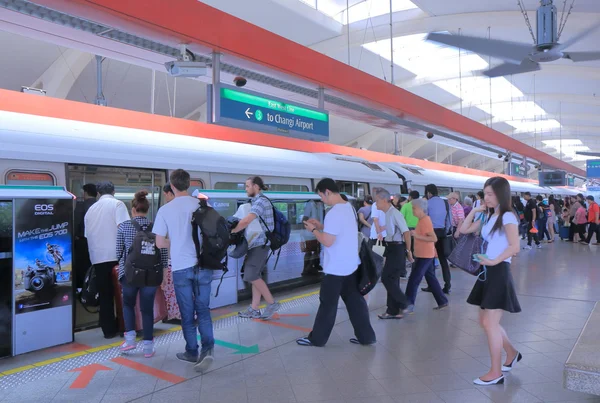 Tanah Merah MRT Station Singapore — Stock Photo, Image