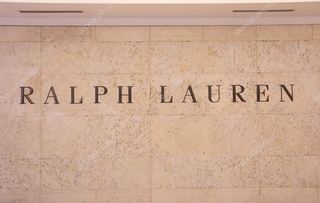 KUALA LUMPUR MALAYSIA - 25 May, 2014:Ralph Lauren Logo. Ralph Lauren corporation is a global multi-billion-dollar enterprise opened in New York in 1967.