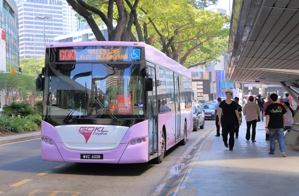 Ônibus da cidade de Jefferson Kuala Lumpur — Fotografia de Stock