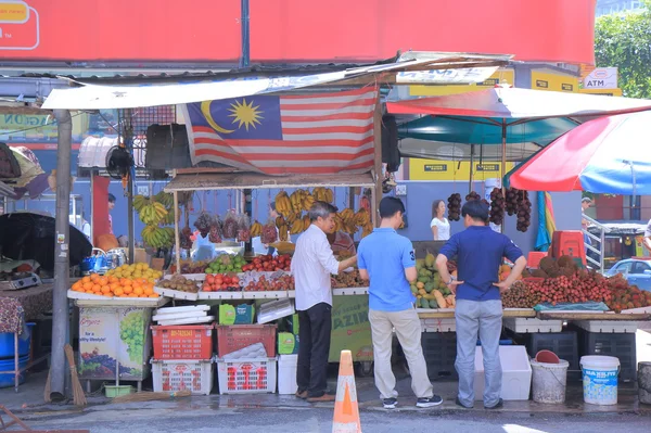 Frukt butik i Kuala Lumpur — Stockfoto