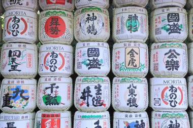 Japon sake varil