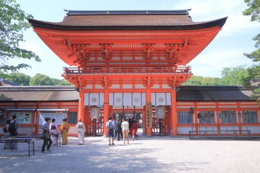 Shimogamo tapınak Kyoto Japonya