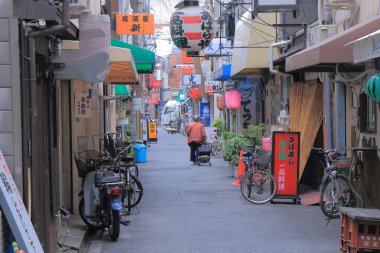 Arka sokak Japonya'nın Osaka