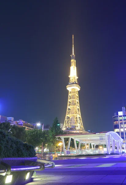 Tour de télévision de Nagoya la nuit — Photo