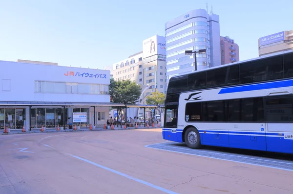 日本名古屋终端 Jr 巴士 — 图库照片