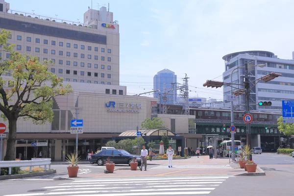 Estación JR Sannomiya Kobe Japón — Foto de Stock