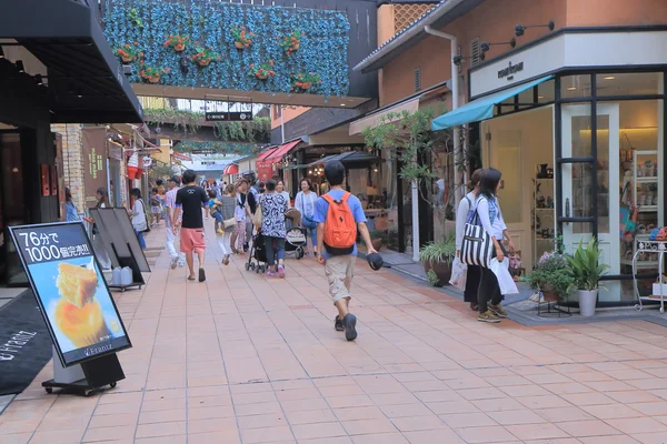 Mozaik alışveriş merkezi Harborland Kobe Japonya'da — Stok fotoğraf