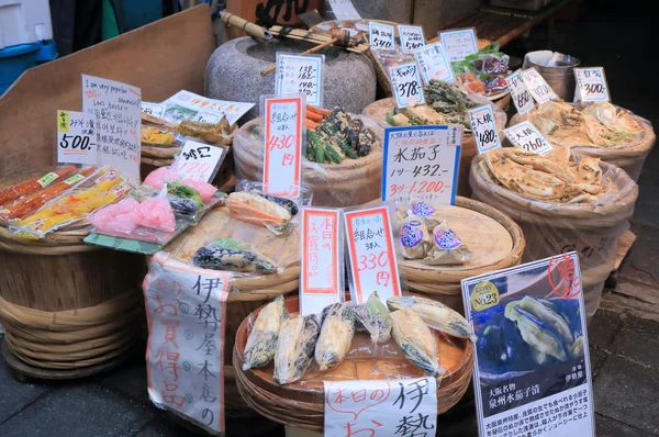 Магазин традиционных огурцов Osaka Japan — стоковое фото