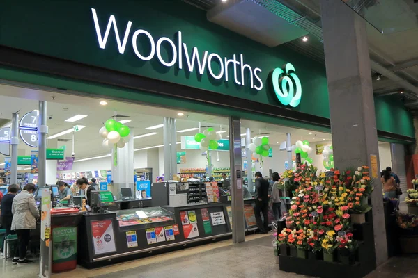 Woolworths Supermarket — Stock Photo, Image