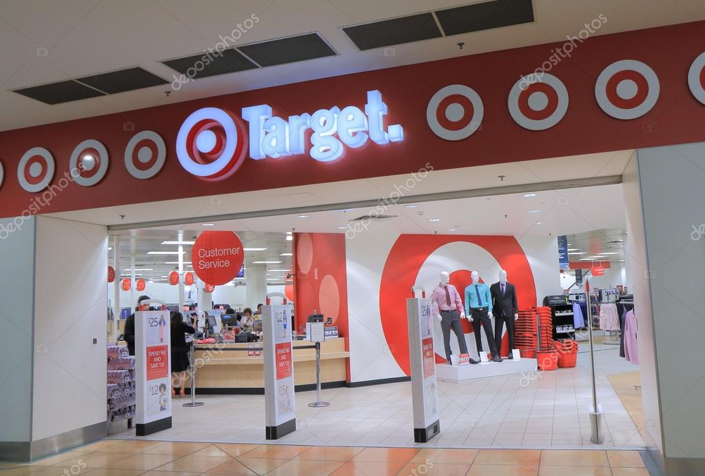 MELBOURNE AUSTRALIA - AUGUST 23, 2014: Unidentified people shop at Target, Target is an Australian department store chain owned by the Westfarmers Group.