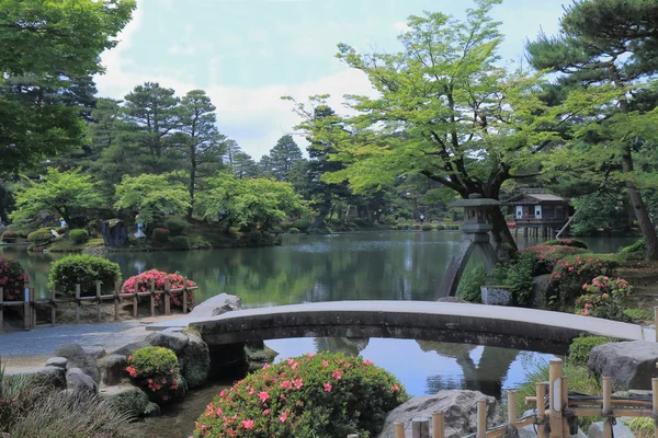 Kenrokuen tuin Kanazawa, Japan — Stockfoto