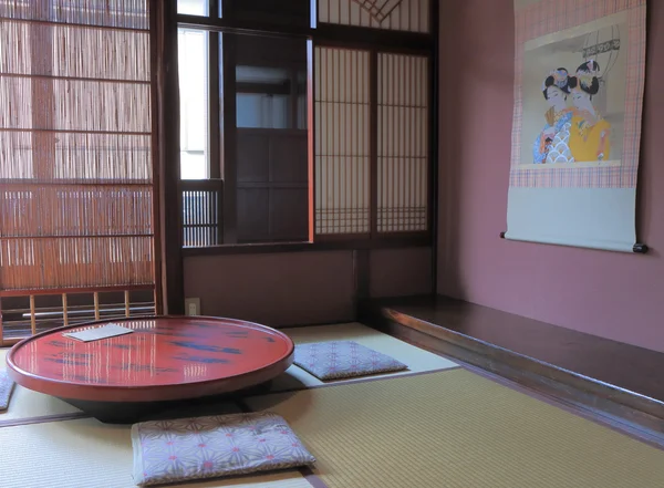 Salle de tatami traditionnelle japonaise — Photo